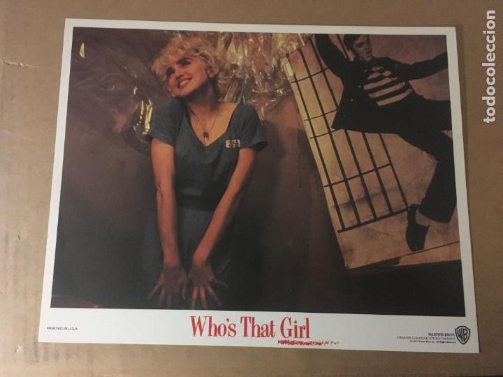 Cine: who's that girl quien es esa chica madonna fotocromo original estreno