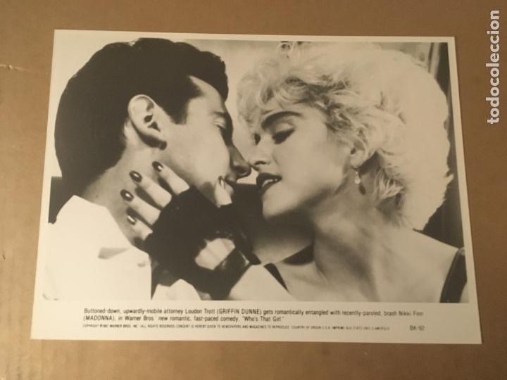 Cine: who's that girl quien es esa chica madonna foto original estreno
