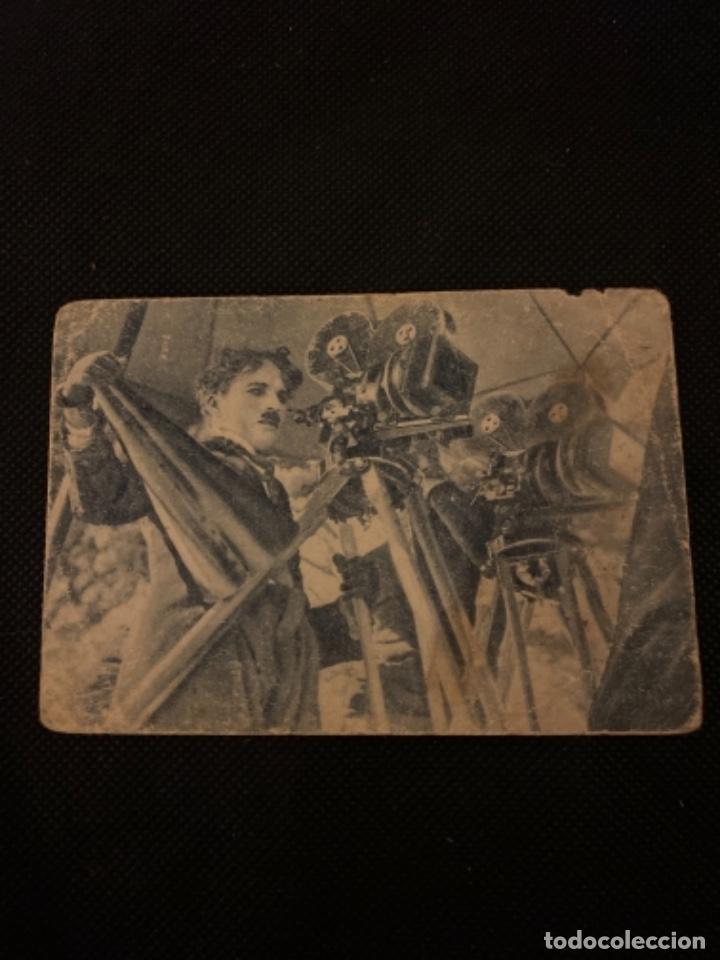 Cine: Cromo cine Charlot Charlie Chaplin tarjeta postal
