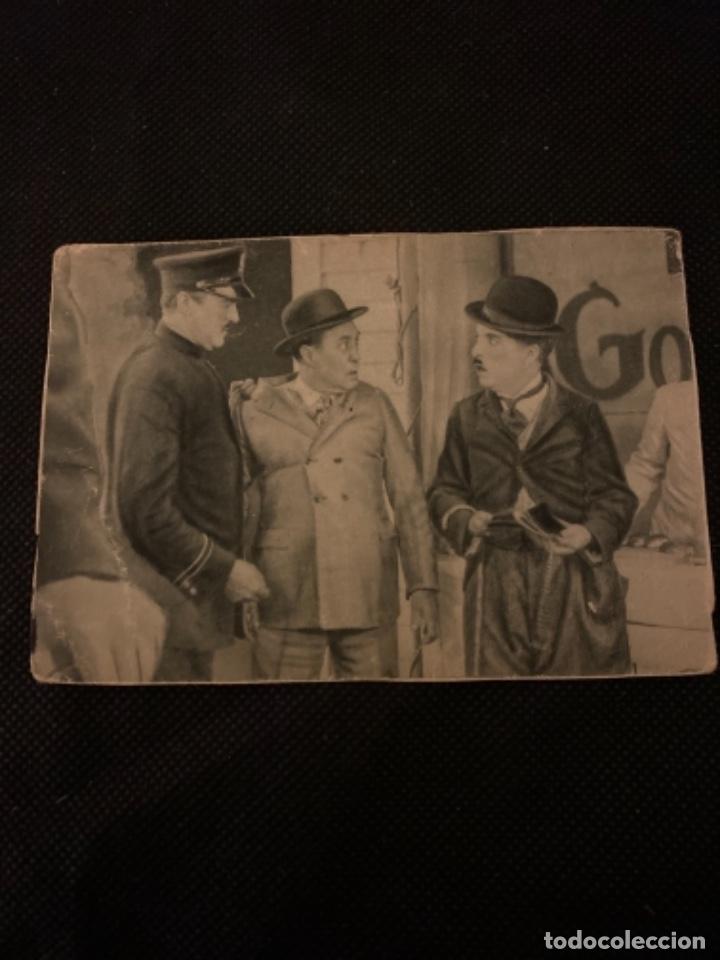 Cine: Cromo cine Charlot Charlie Chaplin tarjeta postal