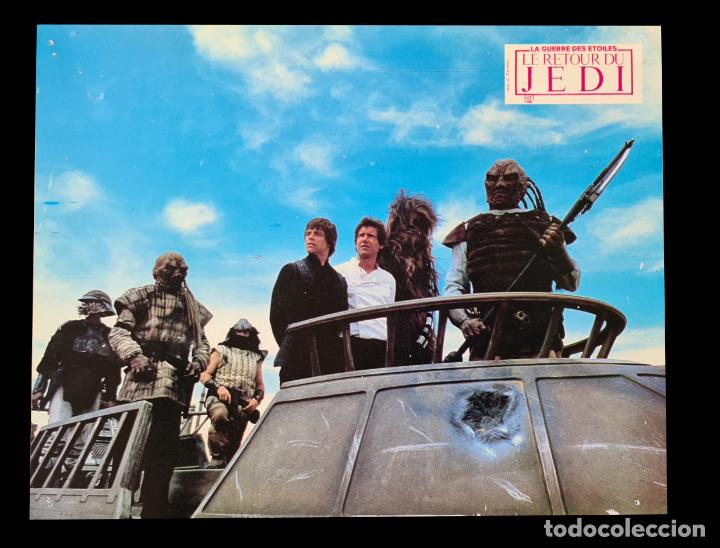 Cinema: EL RETORNO DEL JEDI FOTOCROMO ORIGINAL DEL ESTRENO FRANCIA - HARRISON FORD MARK HAMILL