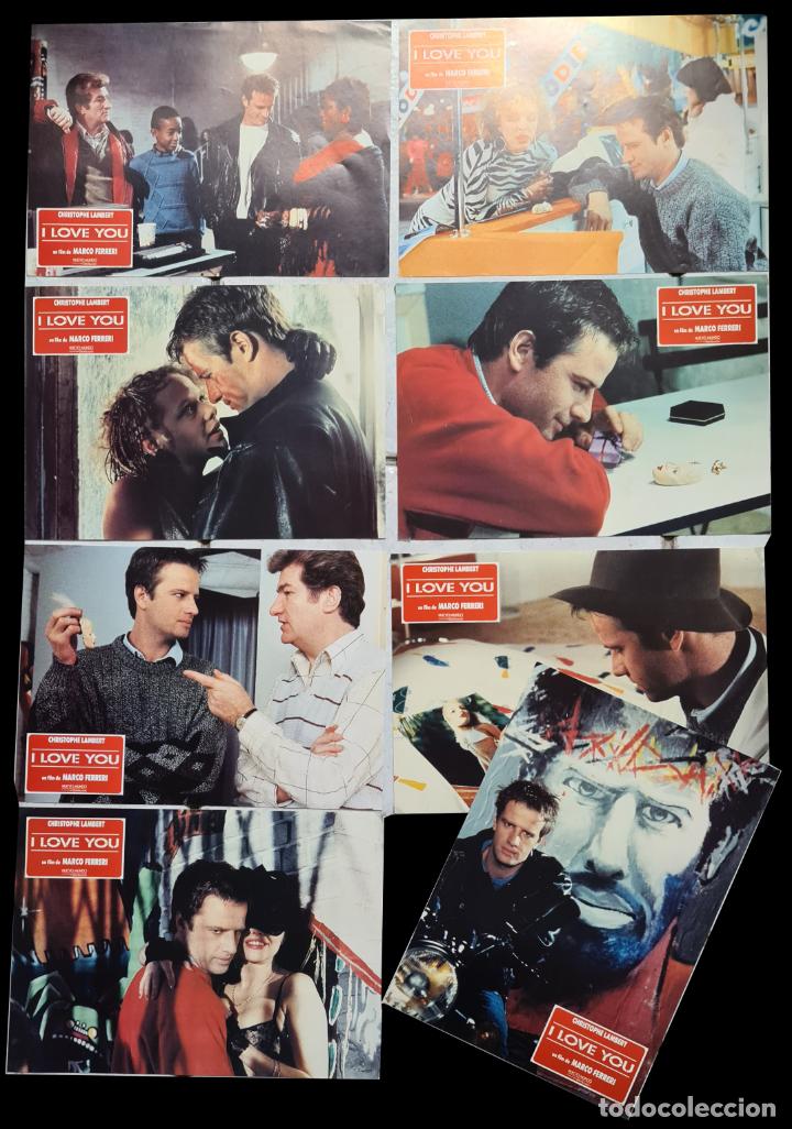 Cine: FOTOCROMOS SET I LOVE YOU CHRISTOPHER LAMBER TEDDY MITCHELL JEAN RENO ANEMONE DE MARCO FERRERI