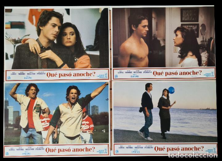 Cine: FOTOCROMOS QUE PASO ANOCHE - ROB LOWE DEMI MOORE JAMES BELUSI ELIZABETH PERKINS