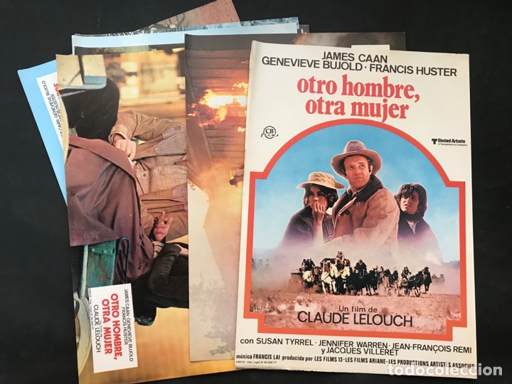 Cin&eacute;ma: OTRO HOMBRE, OTRA MUJER - JAMES CAAN - SET COMPLETO 12 FOTOCROMOS
