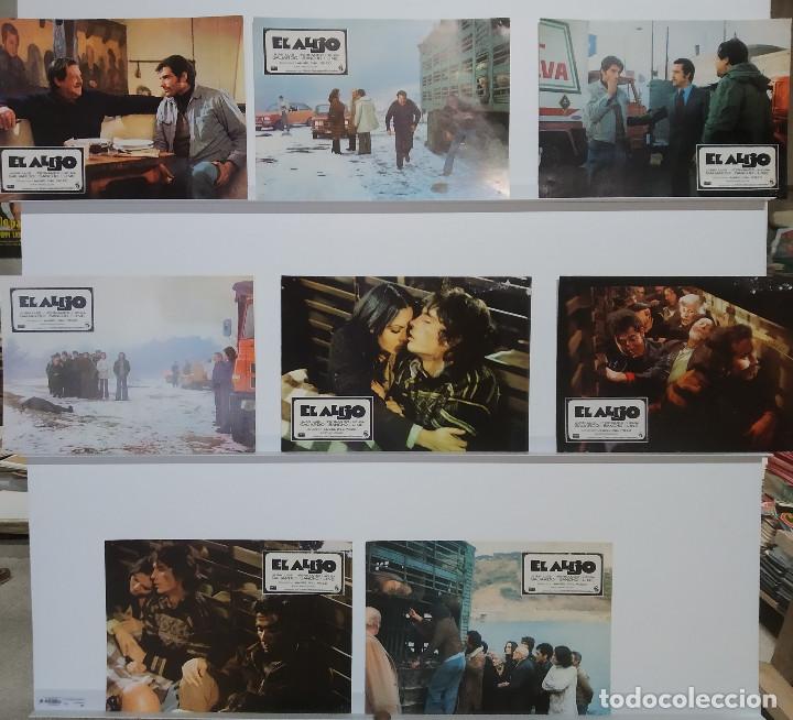 Cine: EL ALIJO. Juan Luis Galiardo, Fernando Sancho, Helga Lin&eacute;. 8 FOTOCROMOS ORIGINALES