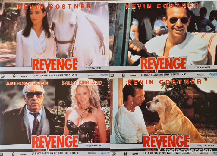 Cine: FOTOCROMOS - REVENGE VENGANZA Kevin Costner, Anthony Quinn, Madeleine Stowe, Tomas Milian,