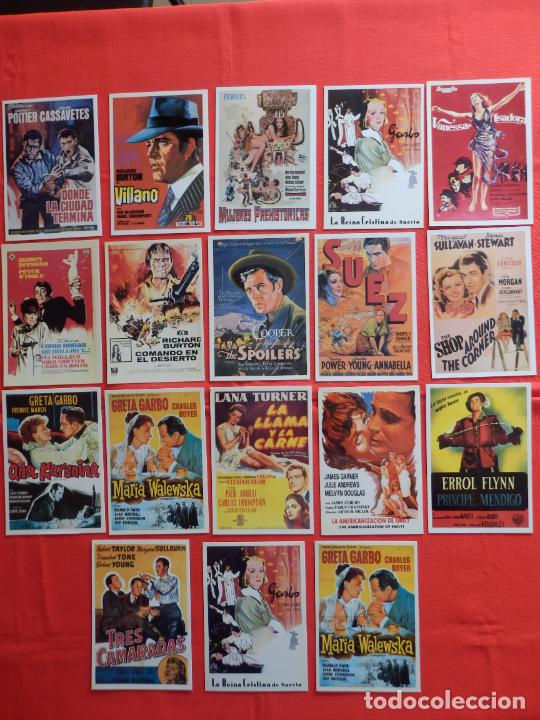 Kino: Coleccion 18 postales carteles originales e in&eacute;ditos en espa&ntilde;a, col. Cacitel S.L. a&ntilde;os 90