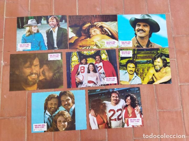 Kino: fotocromos 8 de cine movie set completo ver fotos DOS MAS UNO IGUAL A DOS burt reynolds