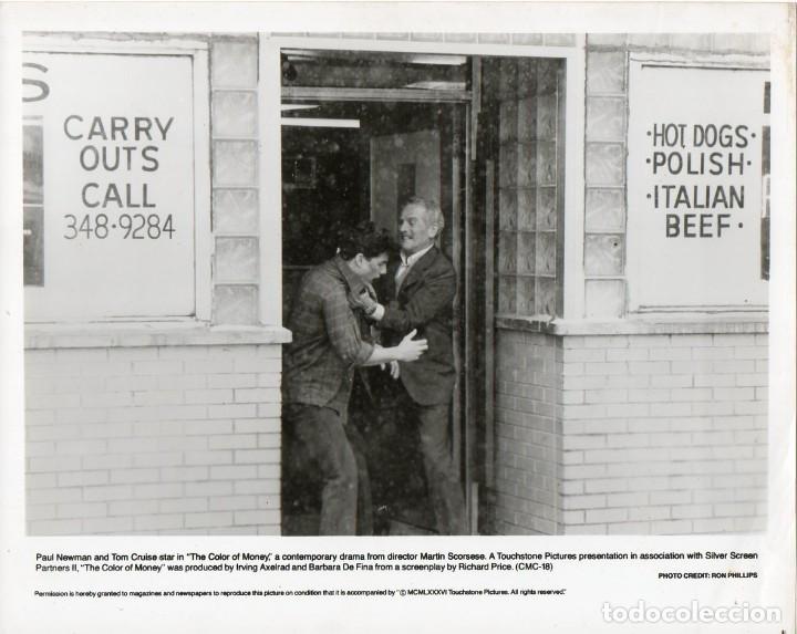 Cine: Fotograf&iacute;a Original The Color Of Money Tom Cruise Paul Newman Martin Scorsese Ron Phillips