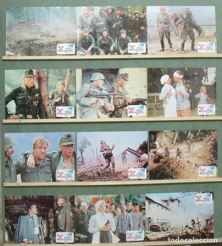 Cine: RI73D LA CRUZ DE HIERRO SAM PECKINPAH JAMES COBURN SET COMPLETO 12 FOTOCROMOS ORIGINAL ESTRENO