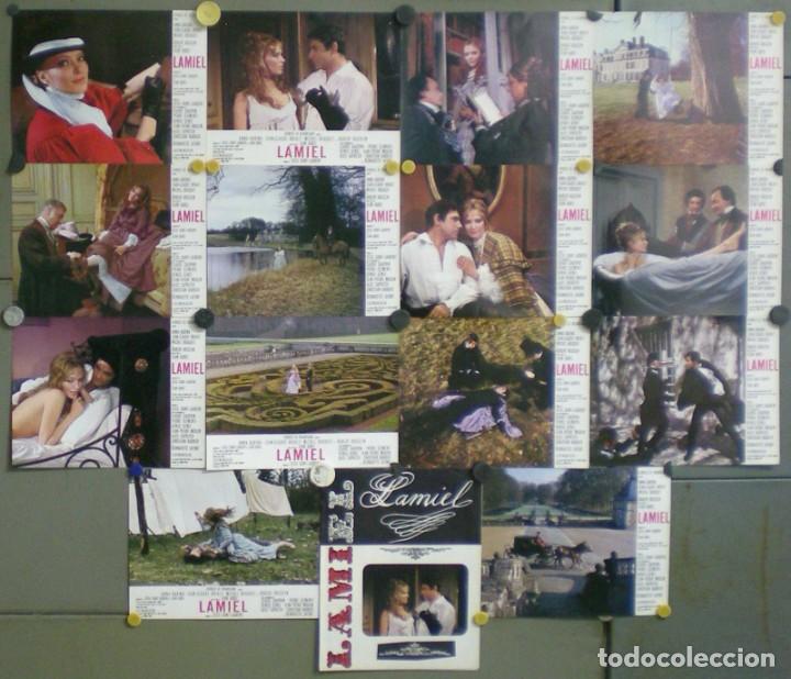 Cin&eacute;ma: UY64D LAMIEL ANNA KARINA MICHEL BOUQUET SET 14 FOTOCROMOS ORIGINAL FRANCES + GUIA