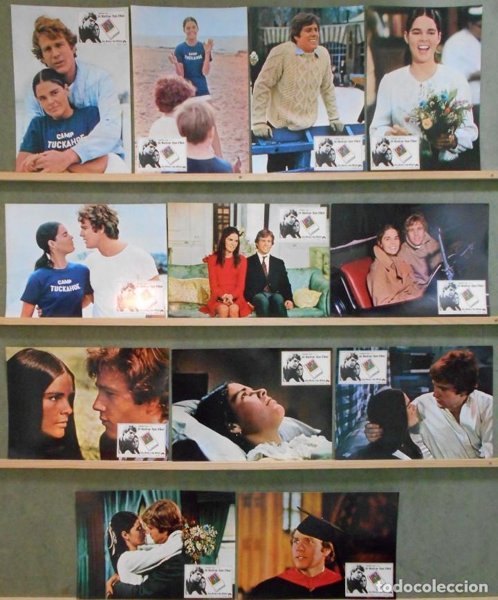 Cinema: WL91D LOVE STORY RYAN O'NEAL ALI MACGRAW SET COMPLETO 12 FOTOCROMOS ORIGINAL ESTRENO