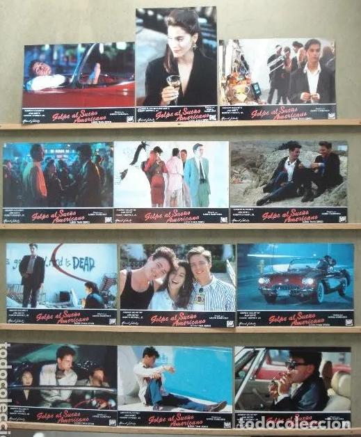 Cine: SCDO 586 GOLPE AL SUE&Ntilde;O AMERICANO ANDREW MCCARTHY JAMI GERTZ ROBERT DOWNEY SET 12 FOTOCROMOS ESTRENO