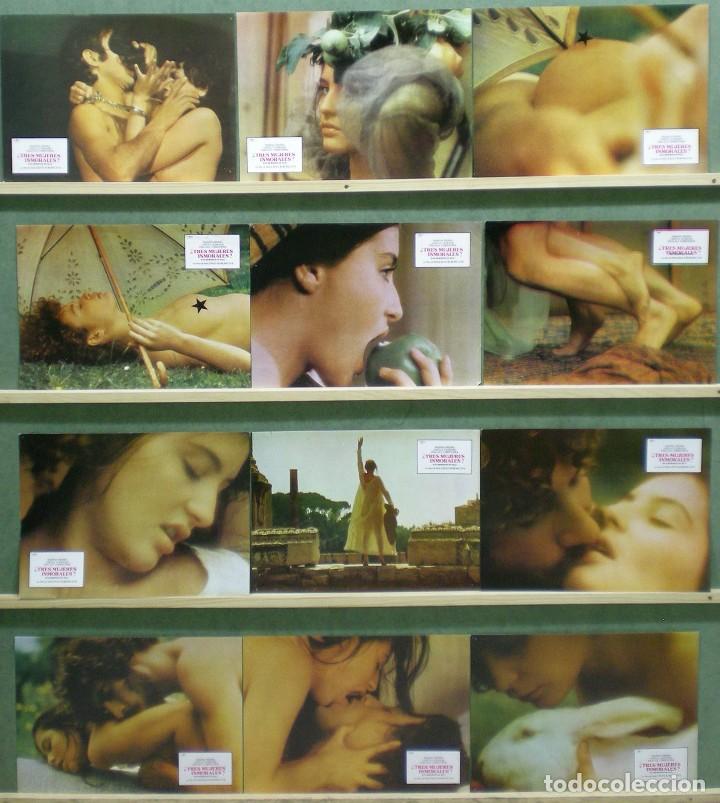 Cine: TO68D TRES MUJERES INMORALES WALERIAN BOROWCZYK SET COMPLETO 12 FOTOCROMOS ORIGINAL ESTRENO