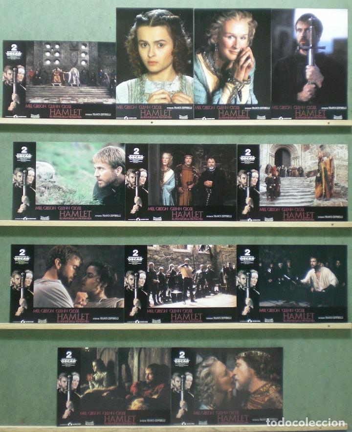 Cine: TJ70D HAMLET MEL GIBSON FRANCO ZEFFIRELLI SHAKESPEARE SET COMPLETO 12 FOTOCROMOS ORIGINAL ESTRENO