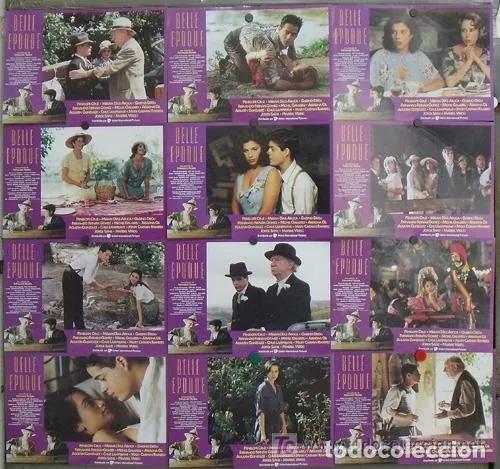 Cine: SCDO 607 BELLE EPOQUE FERNANDO TRUEBA GUERRA CIVIL SET COMPLETO 12 FOTOCROMOS ORIGINAL ESTRENO