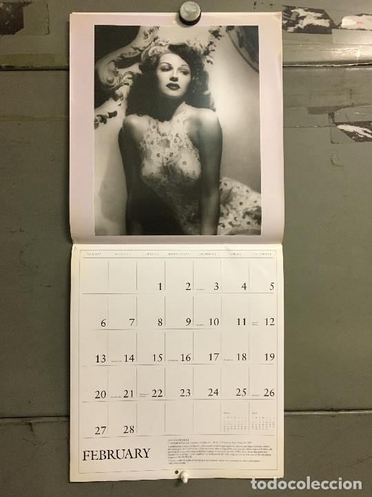 Cine: ABO94 CALENDARIO GEORGE HURRELL 1994 HARLOW K HEPBURN LOMBARD LOY HAYWORTH COLBERT STANWYCK