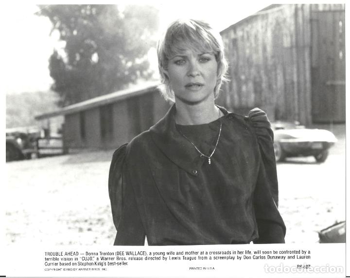 Cine: F32310 DEE WALLACE STONE CUJO FOTO B/N ORIGINAL AMERICANA