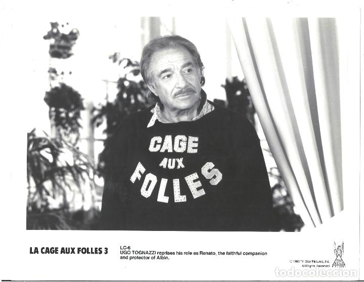 Cine: F32319 UGO TOGNAZZI LA JAULA DE LAS LOCAS 3 FOTO B/N ORIGINAL AMERICANA
