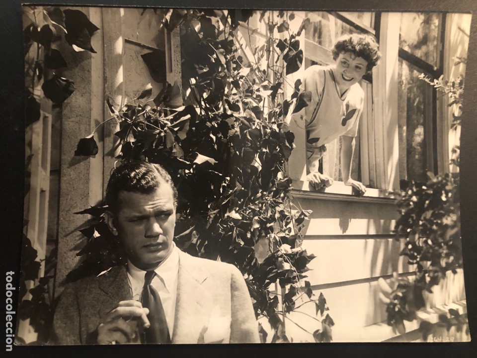 Cine: Foto original de joseph cotten y Patr&iacute;cia collinge la sombra de una duda Alfred hitchcock