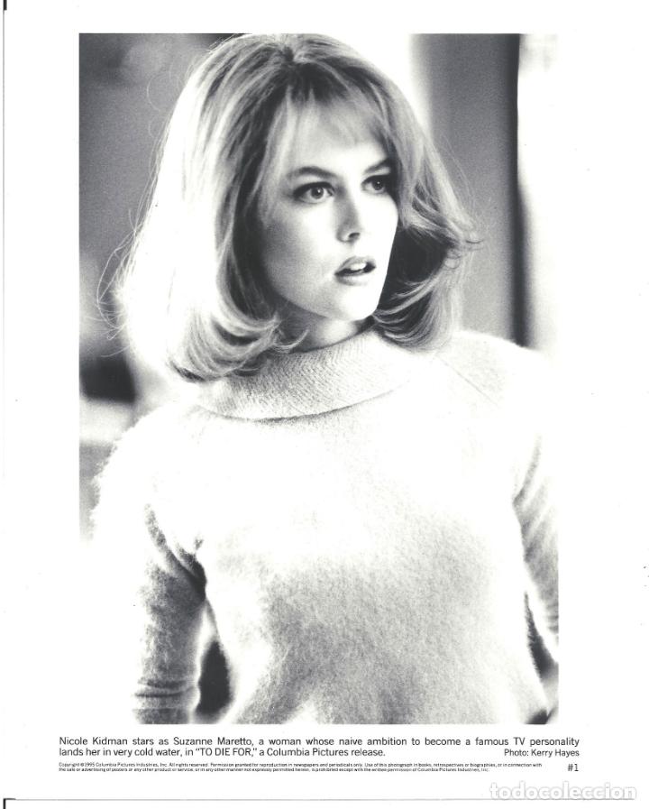 Cinema: F32407 NICOLE KIDMAN TODO POR UN SUE&Ntilde;O FOTO B/N ORIGINAL AMERICANA FOTOGRAFO KERRY HAYES