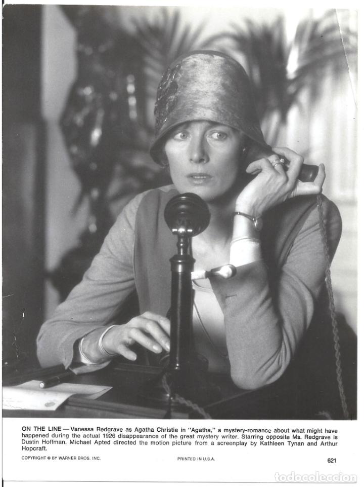 Cinema: F32410 VANESSA REDGRAVE AGATHA CHRISTIE FOTO B/N ORIGINAL AMERICANA