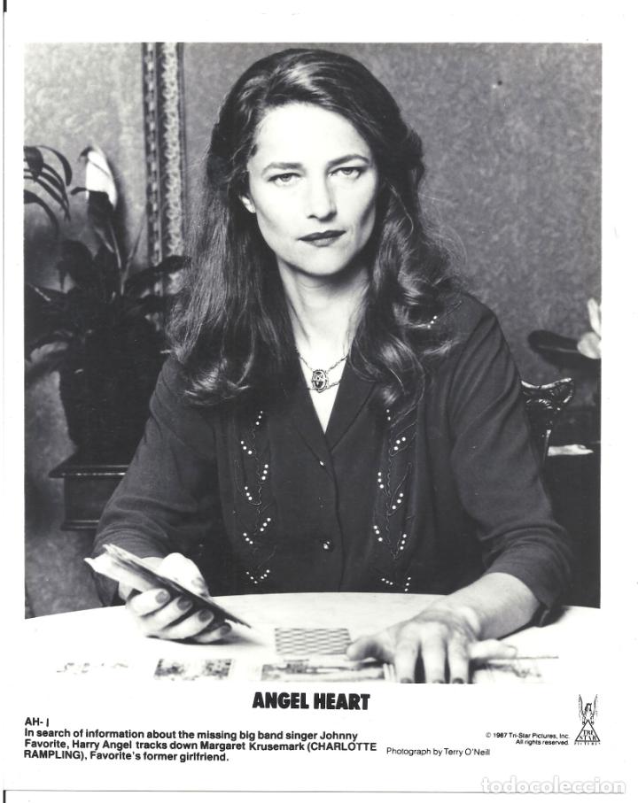 Cine: F32413 CHARLOTTE RAMPLING CORAZON DE ANGEL FOTO B/N ORIGINAL AMERICANA