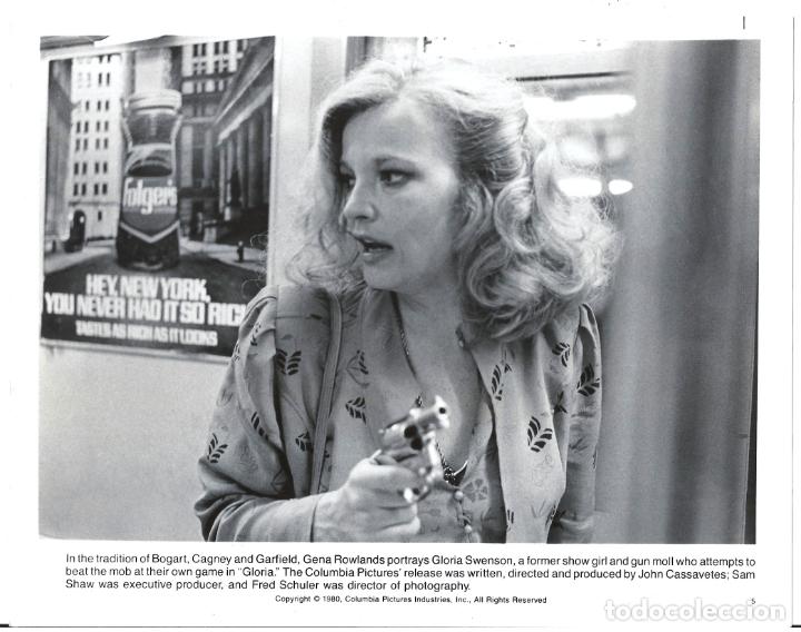 Cine: F32416 GENA ROWLAND GLORIA FOTO B/N ORIGINAL AMERICANA