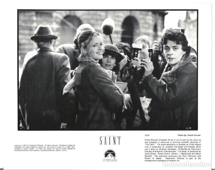 Cine: F32425 ELISABETH SHUE EL SANTO FOTO B/N ORIGINAL AMERICANA FOTOGRAFO FRANK CONNOR