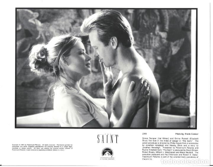 Cine: F32426 VAL KILMER ELISABETH SHUE EL SANTO FOTO B/N ORIGINAL AMERICANA FOTOGRAFO FRANK CONNOR