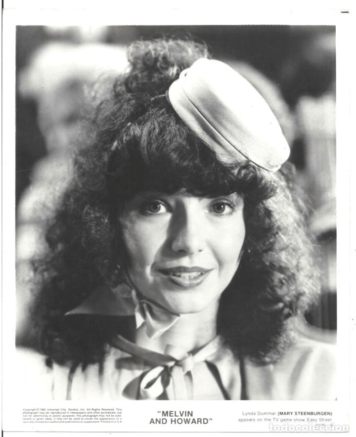 Cine: F32428 MARY STEENBURGEN MELVIN Y HOWARD FOTO B/N ORIGINAL AMERICANA