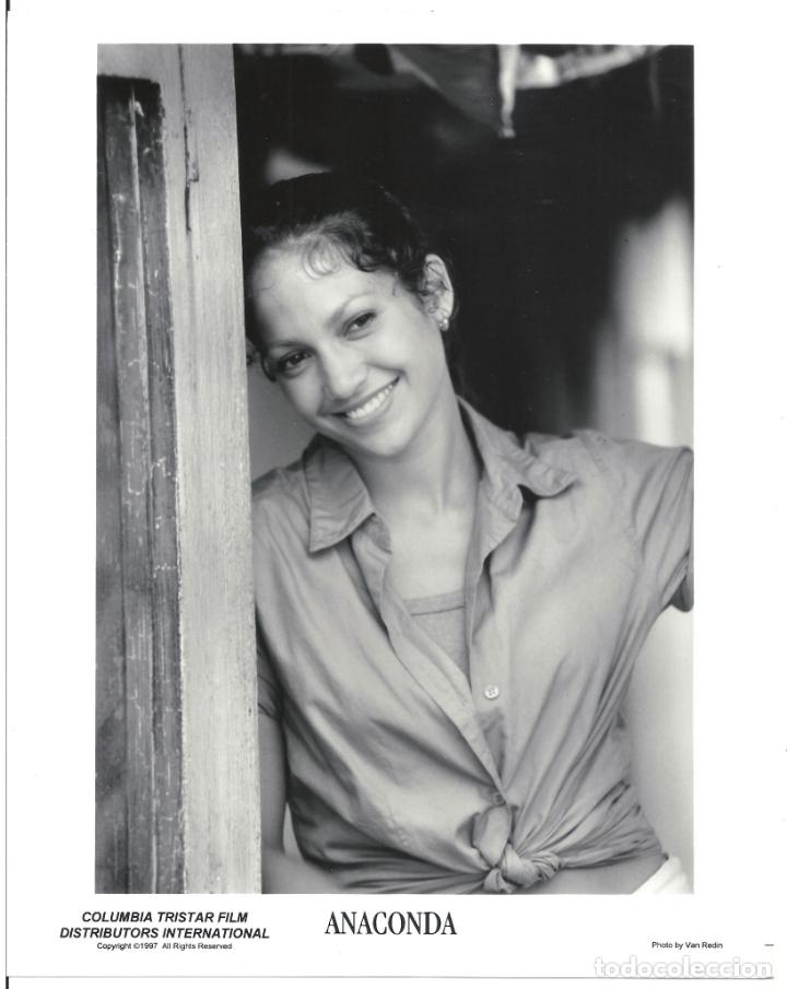 Cine: F32437 JENNIFER LOPEZ ANACONDA FOTO B/N ORIGINAL AMERICANA FOTOGRAFO VAN REDIN