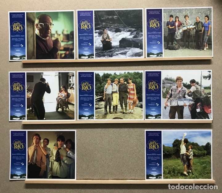 Kino: EL REY DEL RIO, ALFREDO LANDA, CARMEN MAURA - SET COMPLETO 8 FOTOCROMOS