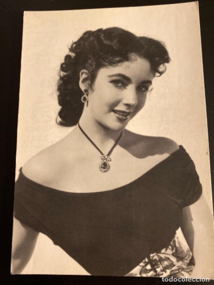 Cine: 5 - tarjeta postal artistas cine Zoetrope 397 Elizabeth Taylor