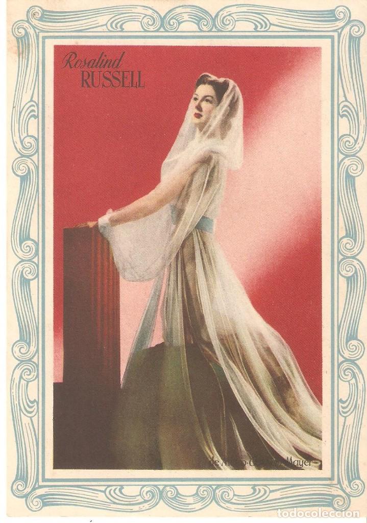 Cine: FOTO Y POSTALES CINE ROSALIND RUSSELL M.G.M. ABE&Ntilde;ULA