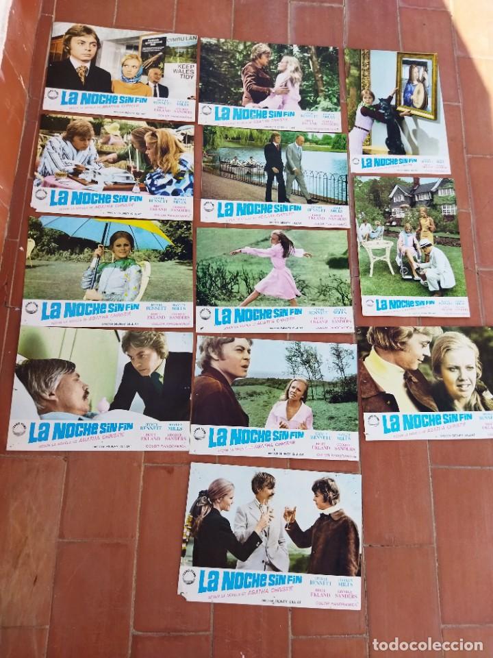 Cinema: fotocromos 12 de cine movie set completo ver fotos LA NOCHE SIN FIN sidney gilleat hywel bennett