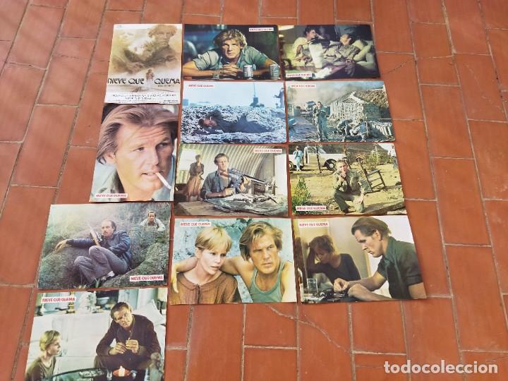 Cinema: fotocromos 12 de cine movie set completo ver fotos NIEVE QUE QUEMA dog soldiers karel reisz