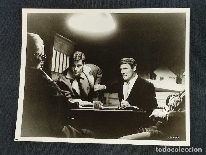 Cine: FOTOGRAFIA ORIGINAL - ALAIN DELON - PELICULA EL ULTIMO HOMICIDIO -