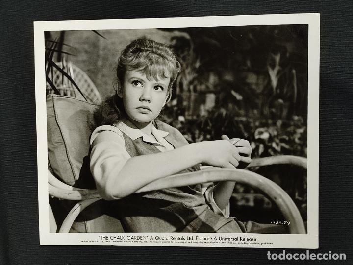 Cine: FOTOGRAFIA ORIGINAL - HAYLEY MILLS - ESCENA DE LA PELICULA THE CHALK GARDEN -