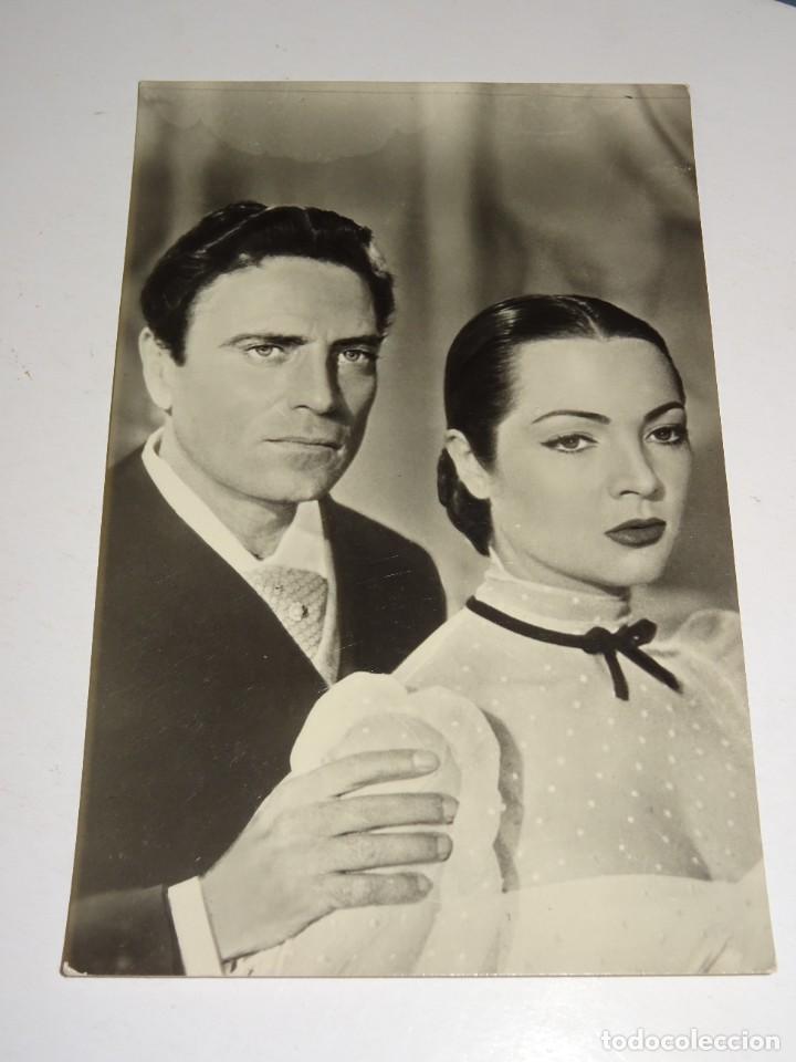 Cine: (M19) POSTAL ACTRIZ DE CINE N.6288 SARA MONTIEL Y RAF VALLONE, SE&Ntilde;ALES DE USO NORMALES