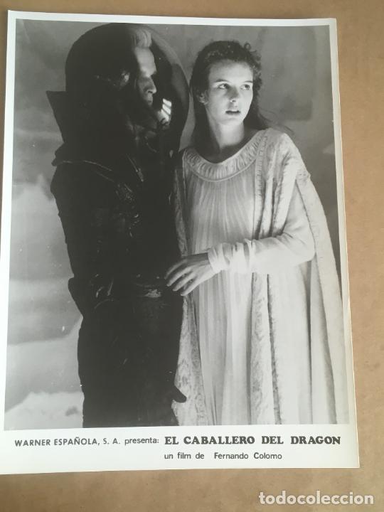 Cine: el caballero del dragon miguel bose foto original antigua