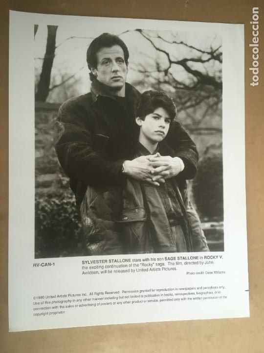 Cine: rocky 5 V sylvester stallone foto original estreno