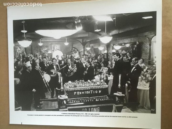 Cine: erase una vez en america james woods robert de niro sergio leone foto original estreno