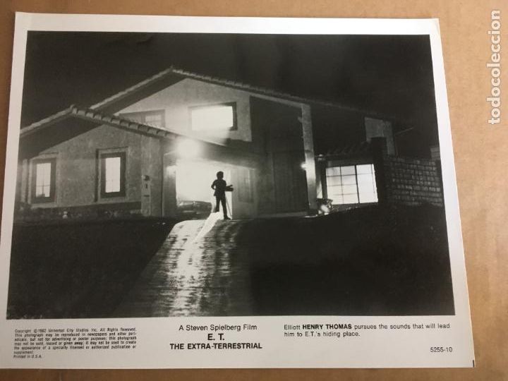 Cinema: ET E.T el extraterrestre steven spielberg foto original estreno