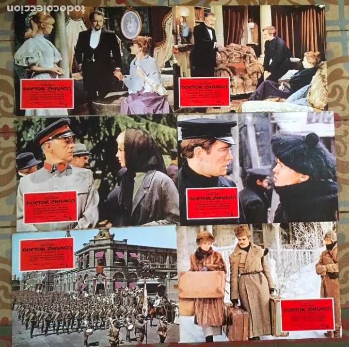 Cine: doctor zhivago 6 fotocromos originales david lean omar sharif julie christie