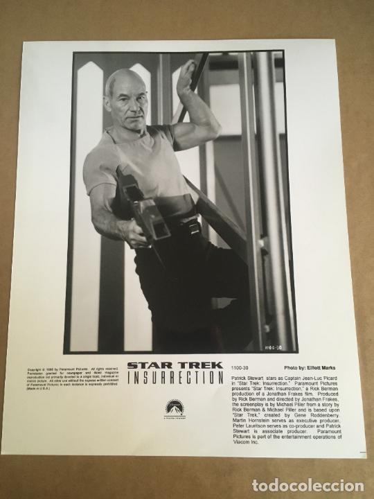 Cine: star trek insurrection patrick stewart foto original estreno