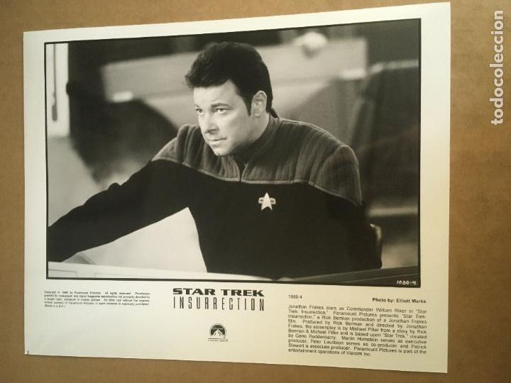 Cine: star trek insurrection foto original estreno