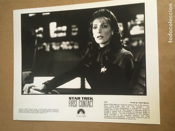 Cine: star trek first contact primer contacto foto original estreno