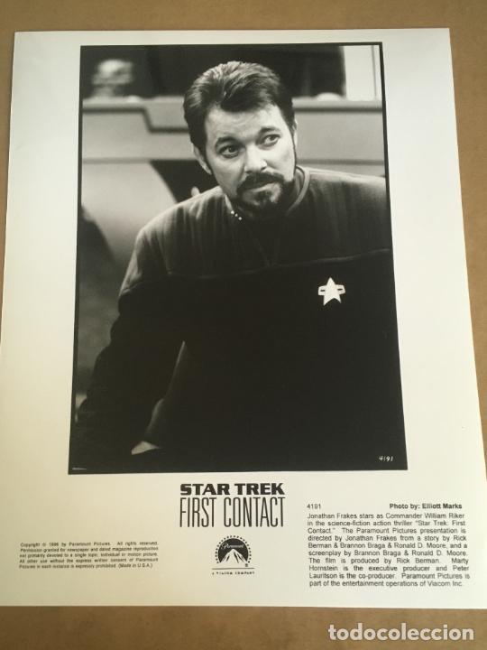 Cine: star trek first contact primer contacto foto original estreno