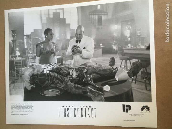 Cine: star trek first contact primer contacto patrick stewart alfre woodard foto original estreno